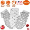 3 Packs Baby New Born Swaddle Wrap Blanket Sack Cotton Adjustable 0-3 Months Infant Sleep Sack