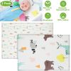 Pack N Play Portable Crib Sheet Set Mini Waterproof Crib Mattress Pad Sheets Convertible Mattress Cover Stretchy Fitted 100% Jersey Knit Cotton Ultra
