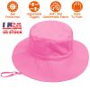 Baby Toddler Sun Hat UPF 50+ Sun Protective Beach Hat with Wide Brim Bucket Floppy Hat for 2-6 Years