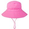 Baby Toddler Sun Hat UPF 50+ Sun Protective Beach Hat with Wide Brim Bucket Floppy Hat for 6-24 Months