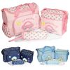 4Pcs Diaper Bag Tote Set Baby Napping Changing Bag Shoulder Mummy Bag with Diaper Changing Pad