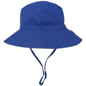 Baby Toddler Sun Hat UPF 50+ Sun Protective Beach Hat with Wide Brim Bucket Floppy Hat for 2-6 Years (Option: Navy_M)