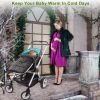 Baby Stroller Sleeping Bag Newborn Swaddle Wrap Toddle Winter Warm Footmuff Blanket for Pushchairs Buggy Pram