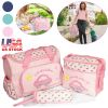 4Pcs Diaper Bag Tote Set Baby Napping Changing Bag Shoulder Mummy Bag with Diaper Changing Pad