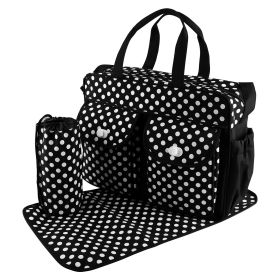 Diaper Bag Diaper Tote Bag plus Changing Pad Nappy Handbag Baby Travel Bag Waterproof BPA -Free for Girls and Boys (Option: Star)