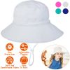 Baby Toddler Sun Hat UPF 50+ Sun Protective Beach Hat with Wide Brim Bucket Floppy Hat for 2-6 Years