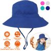Baby Toddler Sun Hat UPF 50+ Sun Protective Beach Hat with Wide Brim Bucket Floppy Hat for 6-24 Months