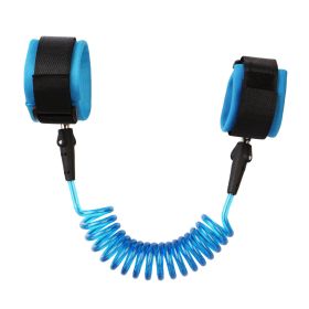 Kids Anti-Lost Safety Strap Link Toddler Wrist Strap Belt Baby Hand Harness Leash Band (Option: Blue)