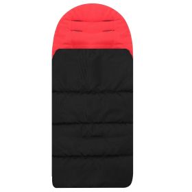 Baby Stroller Sleeping Bag Newborn Swaddle Wrap Toddle Winter Warm Footmuff Blanket for Pushchairs Buggy Pram (Option: Red)