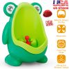 Frog Potty Training Urinal Toilet Training Bathroom Urinal For Boy Kids Pee Trainer w/ Funny Aiming Target
