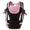 Baby Carrier Breathable Adjustable Wrap Sling Backpack Front Back Chest Infant Carrier Bag