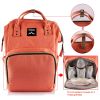 Mummy Diaper Bag Backpack Water-Resistant Large Capacity Travel Nappy Backpack Baby Nursing Handbag for Mom Dad Baby Care