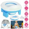 Portable Toddler Potty Toilet Foldable Potty Training Seat Cover with Splash Guard Include Storage Bag 20Psc Potty Bags Baby Toilet Trainer for Indoor