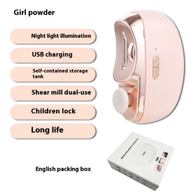 Nail Grinder, Electric Nail Clipper, Anti-pinch Nail Clipper For Children And Adults, Multi-purpose Nail Grinder (Color: Pink)