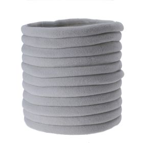 10 PCS Baby Nylon Headbands Hairbands Hair Bow Elastics For Baby Girls Newborn Infant Toddlers Kids Nude (Color: 4)