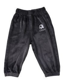 Cotton pants Autumn and winter baby boys' and girls' golden velvet lantern pants (Color: Grey, size: 80cm)