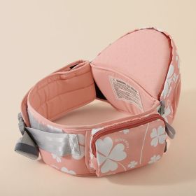 SUNVENO Baby Hipseat Carrier, Ergonomic Hip Seat for Mom Lightweight Certified Fabrics Soft Carrier for Newborns, Toddlers, Children, 6-48 lbs, G (Color: Pink Clover)