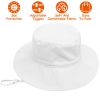 Baby Toddler Sun Hat UPF 50+ Sun Protective Beach Hat with Wide Brim Bucket Floppy Hat for 2-6 Years