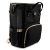 Mummy Diaper Bag Backpack Water-Resistant Large Capacity Travel Nappy Backpack Baby Nursing Handbag for Mom Dad Baby Care