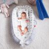Portable Baby Lounger Baby Nest Reversible Infant Lounger Bed Newborn Breathable Crib For Babies Aged 0-12 Months