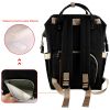 Mummy Diaper Bag Backpack Water-Resistant Large Capacity Travel Nappy Backpack Baby Nursing Handbag for Mom Dad Baby Care